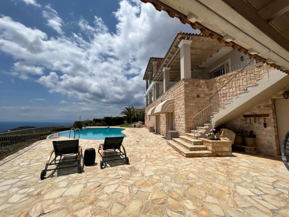 Endless Blue Villa Anavyssos Bagian luar foto