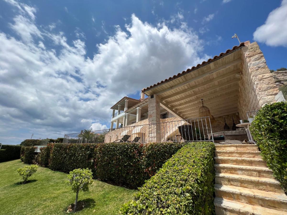 Endless Blue Villa Anavyssos Bagian luar foto