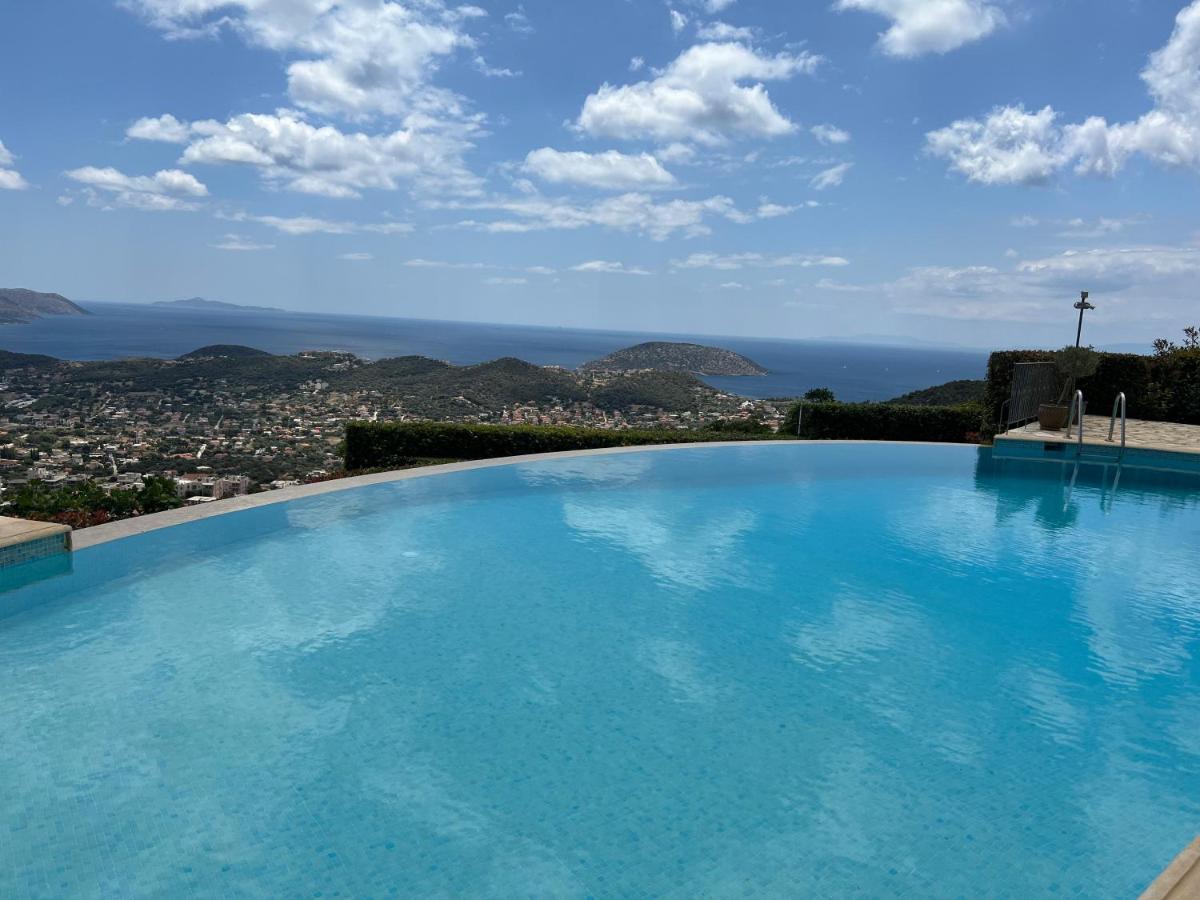 Endless Blue Villa Anavyssos Bagian luar foto